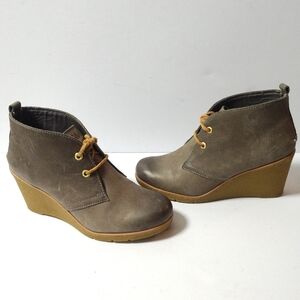 Women’s Sperry Harlow Burnished Leather Wedge Bootie 7.5M
